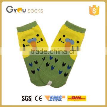 funny bird cartoon faces cheap ankle socks women men ankle socks