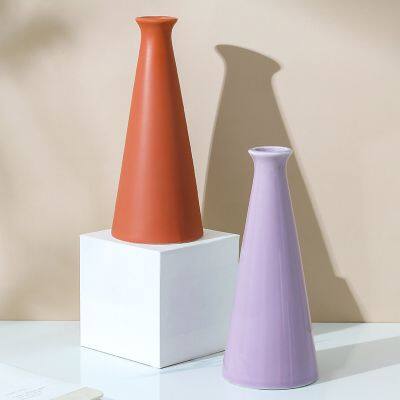 Classical Morandi Artistic Simple Fresh Ellgant Fashion Ceramic Vase For Dinning Table