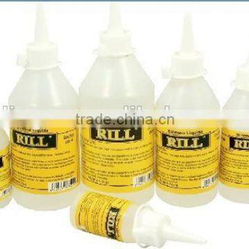 Transparent liquid silicone colla