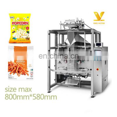 french fries packaging machine popcorn packing machine in large package