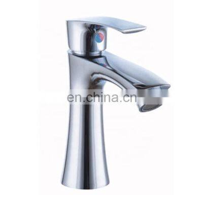 New design single handle nickel plated deck mounted bathroom wash basin waterfall basin mixer taps