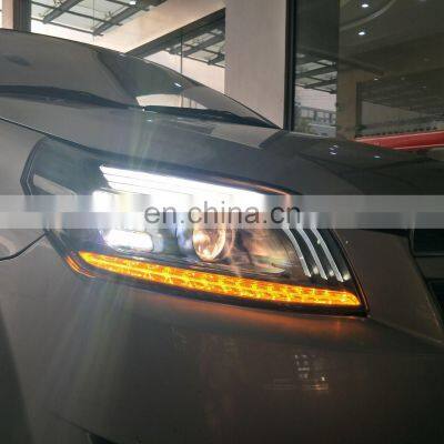 Yellow LED Dynamic Turning Light Modify Headlamp For Chevrolet Lova 2004