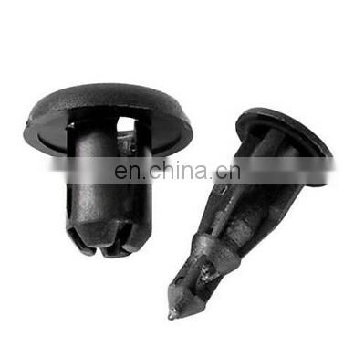 auto Split type nylon rivets black 2 pcs set push type rivet clips