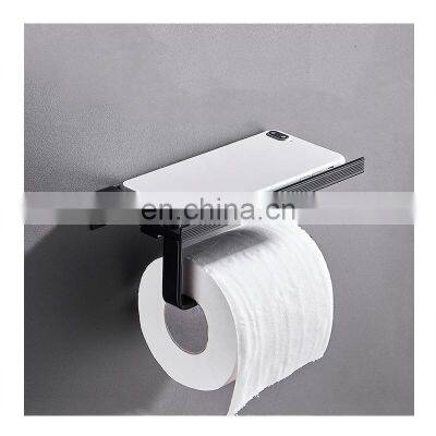 Wall Mounted Toilet Roll Tissue Holder Stand Paper With Phone Storage Dispensers Wall Mounted For Kitchen Bathroom Accessories photo-3