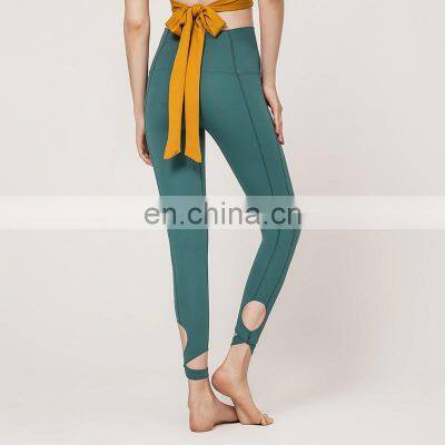Women Gym Yoga Scrunch High Waist Tight Butt Seamless Leggings photo-5