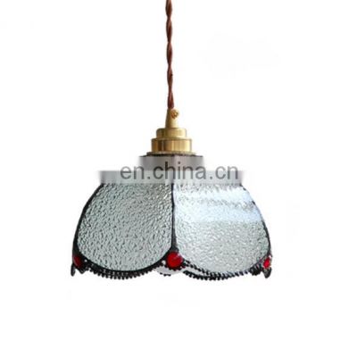 CE Silver Glass Pendant Hanging Light  Home Restaurant Modern Lamp Chanderlie