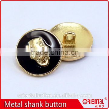 enamel metal suits button