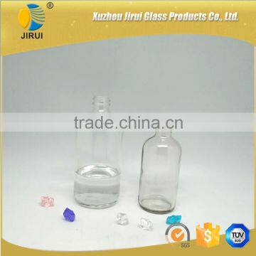 500ml &250ml Clear Boston Round Glass Bottle With Pump