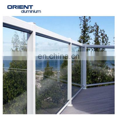 Easy Assembly Free Maintenance Cheap Price Tempered Glass Balustrade