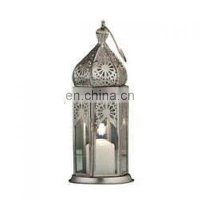 silver moroccan lantern