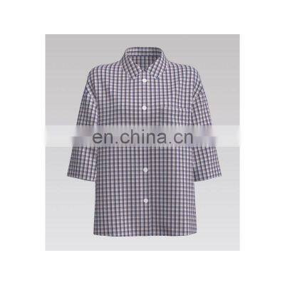 2022 Hot Sale Poplin Checked Yarn-dyed Fabric 100% Cotton for Suit photo-2