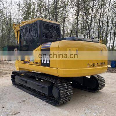 Japan imported 13t Komatsu PC130 crawler excavator. Original Komatsu excavator PC130-7 PC120 PC128