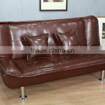 Leather Cheap Euro Style Folding Sofa Bed For Home & Apartment