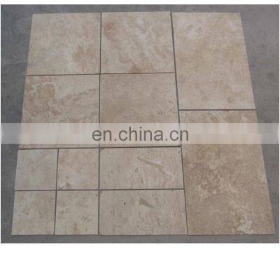 Direct Sale French Pattern Travertine Floor Tile For Outdoor pavers