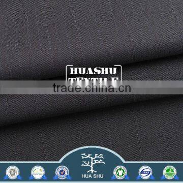 Free sample Wholesale Unique Wrinkle resistant suit black and white stripe polyester fabric                        
                                                Quality Choice