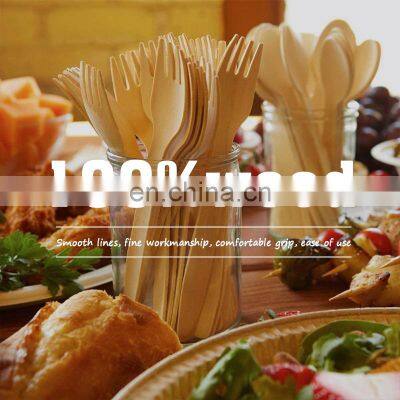 Yada Chinawood Biodegradable Customised 205Mm Chinese Soup Spoons Kitchen Utensils Set Wooden Cutlery With Wooden Handle photo-2