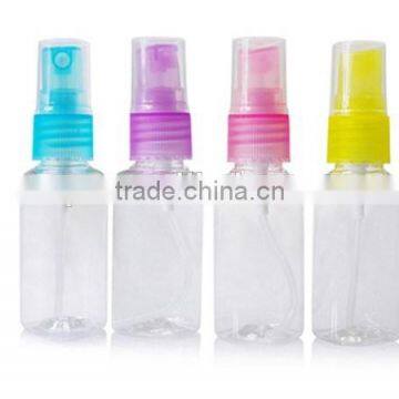 Colorful 120ml PET plastic spray bottle