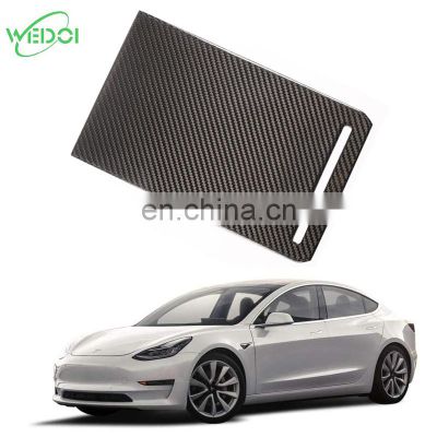 Center Console Carbon Fiber Interior  Car Decoration Stickers  for Tesla Model S Car Accessories   1 PCS/Set