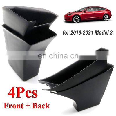 4pcs Car Door Handle Pocket Storage Box Organizer Container Holder Box for Tesla Model 3 Y 2017-2021 Interior Accessories photo-2