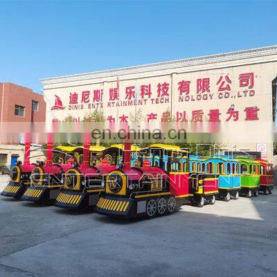 Cheap CE certificated European Electric train without tracks go through park/ mall