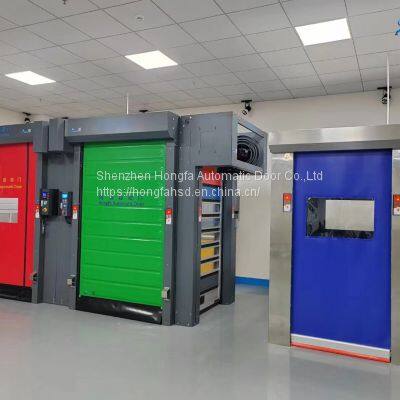 Industrial stainless steel roller shutter high speed door