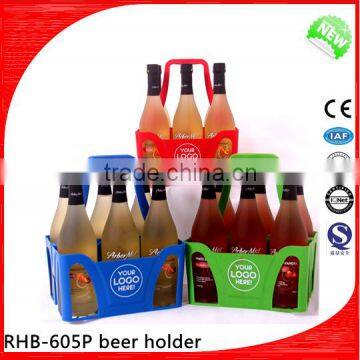 High quality standard plastic bottle holder with 6 grid