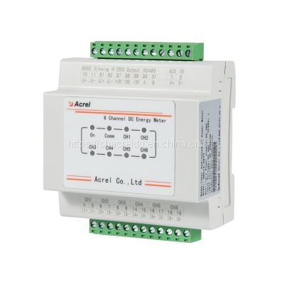 AMC16-DETT Multi-Circuits DC Energy Meter Class 1 Rated Voltage 1 Channel -48VDC RS485 Communication For Base Station