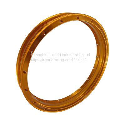 High Quality Hot Selling Retro Gold, Orange H-shaped 2.15x18 Motorcycle Alloy Wheels photo-4