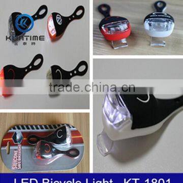High Quality Rubber Flashing Led Bike Light Wholesale Silicone Lights photo-2