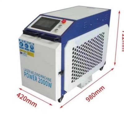 Portable Laser Rust Cleaning Machine 2000W / Laser Welding Machine/ Máquina de limpieza láser