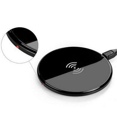 ultra thin Round Shape universal Mobile Phone Wireless Charger for smart phones