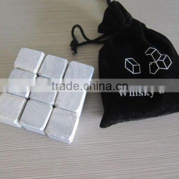 factory soapstone whisky ice cube with gift box