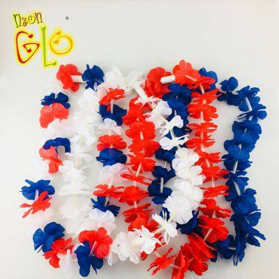 Website hot sell LED Flower Leis hawaii flower necklace