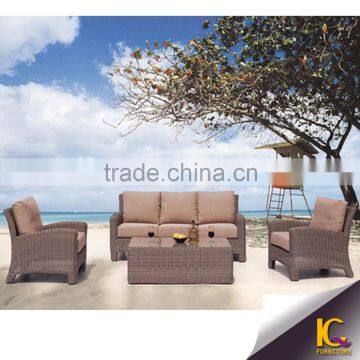 Royal furniture pe rattan corner sofa set designs cheap sectional sofa