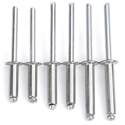 304 Stainless Steel Pressure Riveting Hollow Rivet Pull Rivet Screw 304 Stainless Steel Open Hollow Rivet Flat Head photo-2