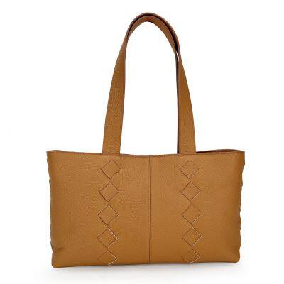 Genuine Leather Commuter Women's Luxury Designer Handbag New Fashion Tote Large Capacity Shoulder Crossbody Bag