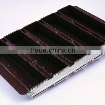 Food Grade for Christmas Baguette Tray 10-straps Bread Baking Dishes&pans Aluminium Bread Bowl Pan photo-3