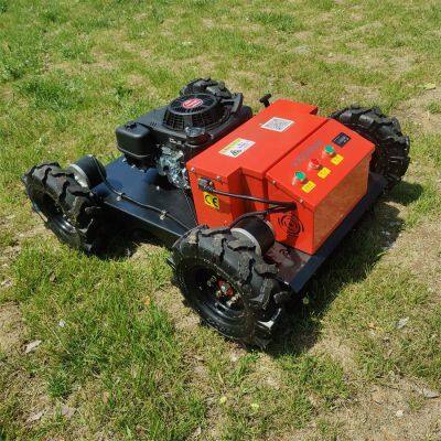 Agriculture Gasoline Powered Walking Speed 0~6Km/H Remote Operated Grass Cutter photo-5