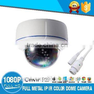 H.264 IP 2.0MP Vari Focal Lens 1080P HD Security Color IR Dome CCTV Camera IP66