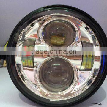 LED Daymarker Dyna Fat Bob Dual Headlight 40W motorcycle Headlamp for Harley