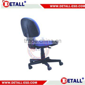 Blue fabric chair for worker