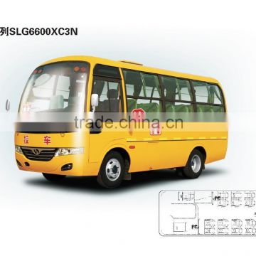 Most Advanced safety international school bus model SLG6660XC3Z dimensions 7m 36 SEATS