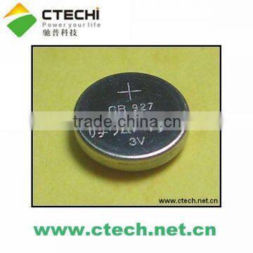 Lithium battery cr927 3v button cell