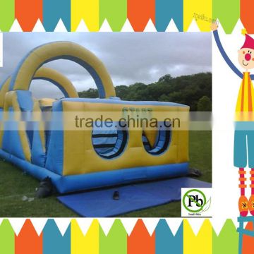 Outdoor inflatable obstacle course rental for adults and kids