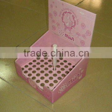 cosmetics counter display tray,cardboard display