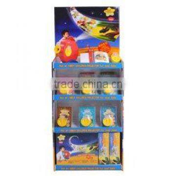 Cardboard Display Rack With Lcd Media Player