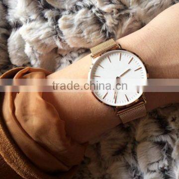 Rose Gold Print Lady Fashion Wholesale Quartz Movement Japan Movt Quartz Watches Quality Choice photo-3