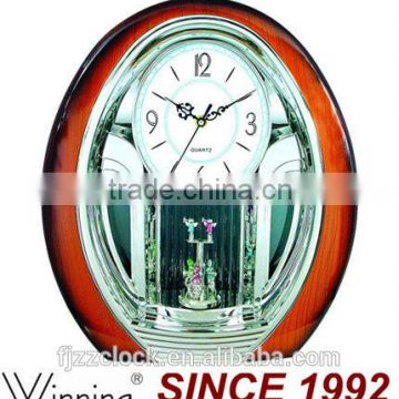 Decorative Rotating Wall Clock With Sound