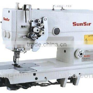 SunSir SS-D875N High speed double-needle needle feed industrial sewing machine