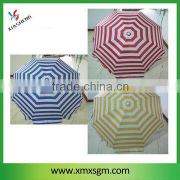 360 degree Tilt unique design Blue&white Strip Beach Umbrella